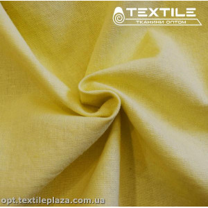Лён однотонный 3111C10 желтый