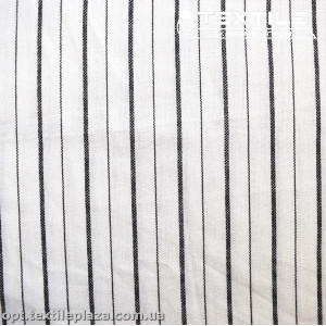 Лён цветной 3813D3C1 полоска, белый