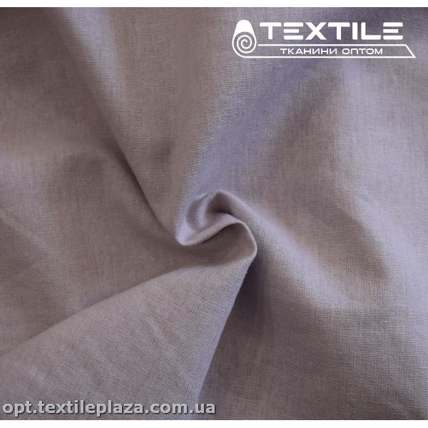 Лён однотонный 3111C11 светло-сизый