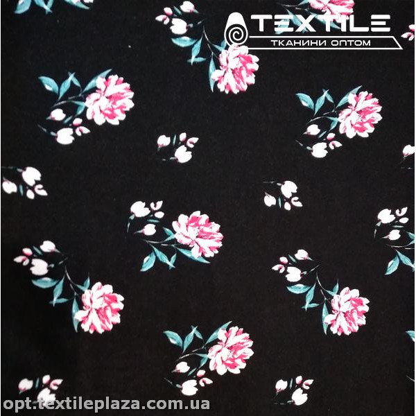 Лён цветной 4062D8C3 чцветы, черный