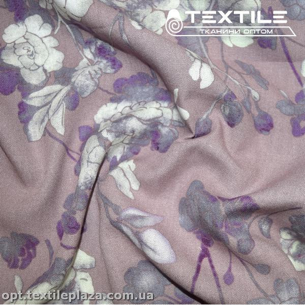 Лён цветной 4071D18C3 цветы, фрезовый