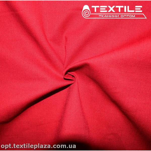 Лён однотонный 3884C11 красный