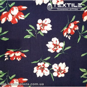 Лён цветной 4062D4C2 цветы, темно-синий