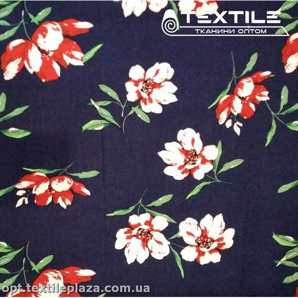 Лён цветной 4062D4C2 цветы, темно-синий