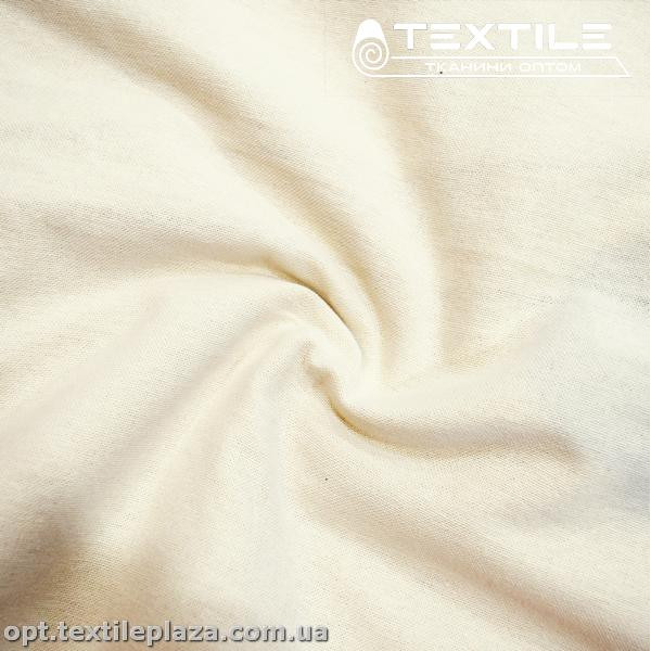 Лён однотонный 4160C7 бежево-белый