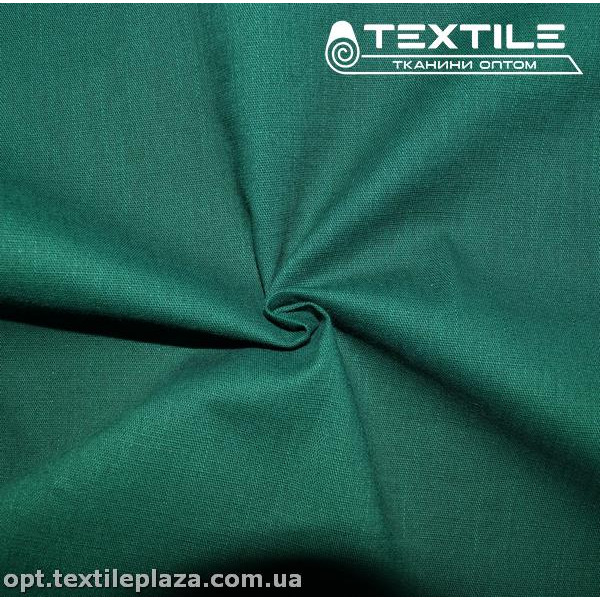 Лён однотонный 3884C12 зеленый