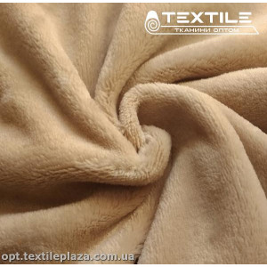 Махра велсофт однотонная 280C377 светло-бежевый