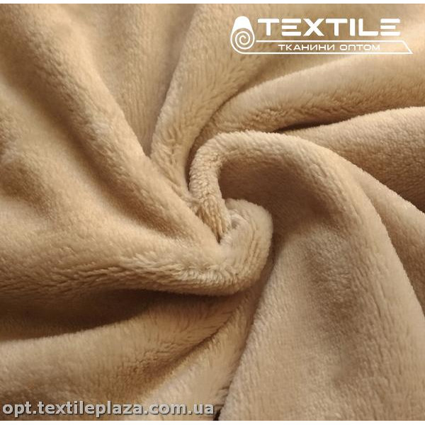 Махра велсофт однотонная 280C377 светло-бежевый