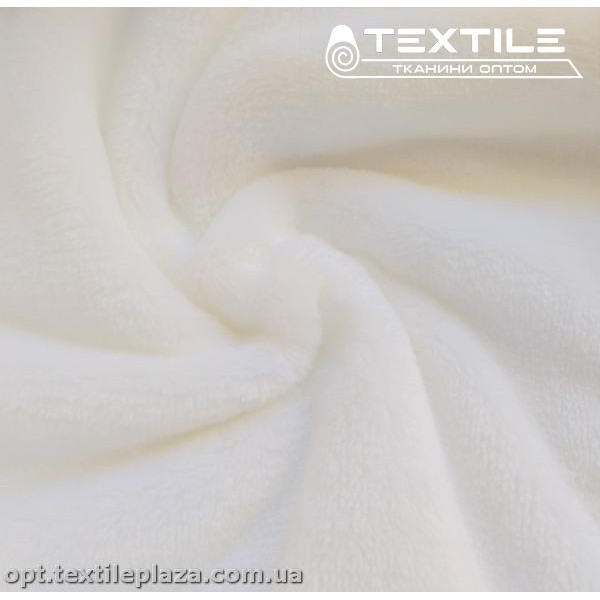 Махра велсофт однотонная 280C395 белый