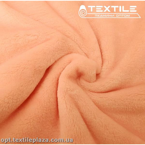 Махра велсофт однотонная 280C380 розово-пудровый