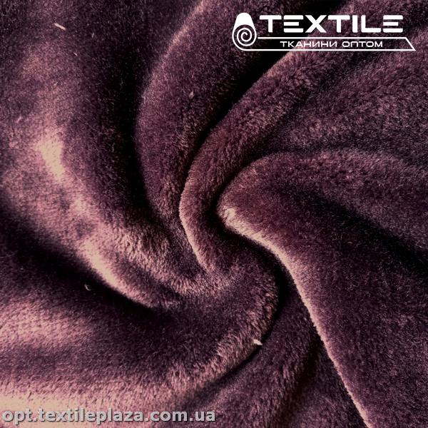 Махра велсофт однотонная 280C107 горький шоколад