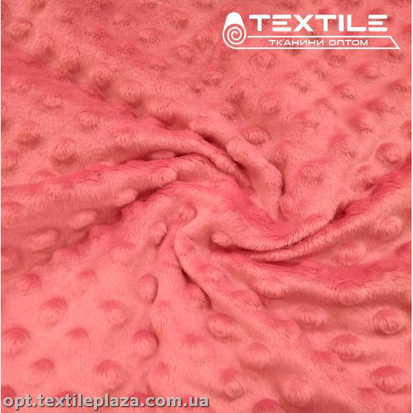 Плюш Минки 118C247 кораллово-розовый