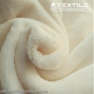 Махра велсофт однотонная 280C396 молочный