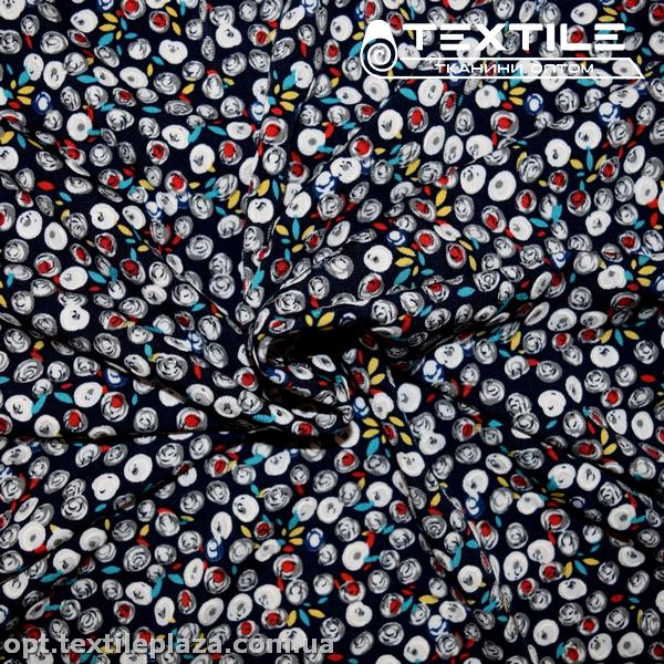 Масло цветное 6135D20C2 цветы, бирюзово-красно-черный