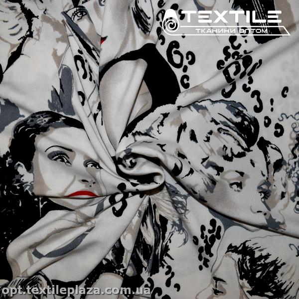 Масло цветное 6135D21C1 люди, серо-черно-белый