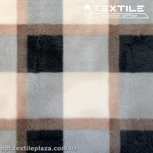 Мех клетка 2104C4 (160 см), бежево-серо-пудровый