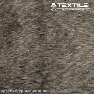 Мех чернобурка 2108C1 коричнево-серый