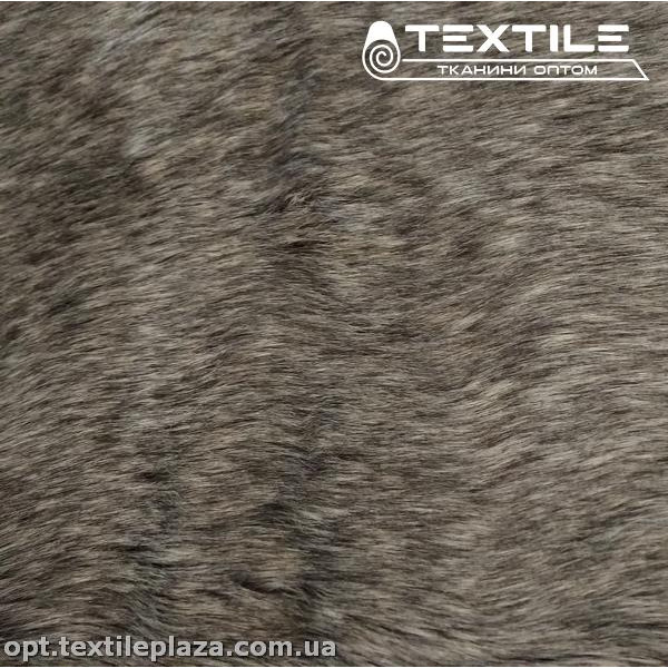 Мех чернобурка 2108C1 коричнево-серый