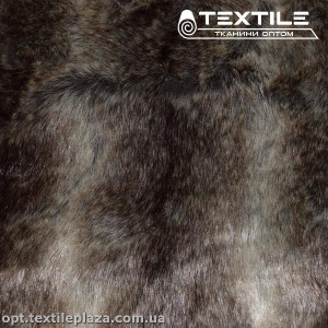 Мех волк 309C1 шоколад