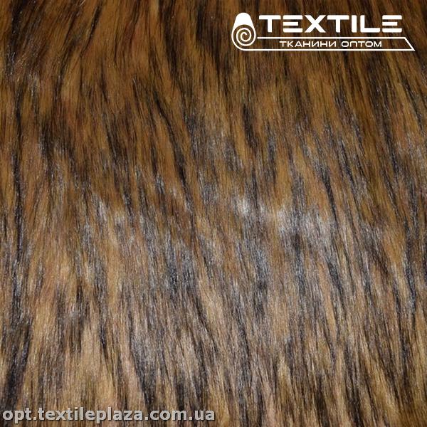 Мех енот 4206C1 черно-бежевый