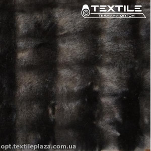 Мех жаккард 3030C1 серо-черный