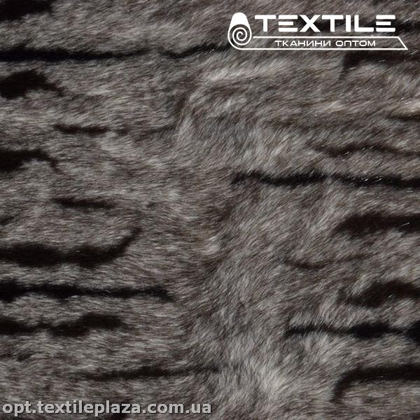Мех норка 292C1 жаккард, серый