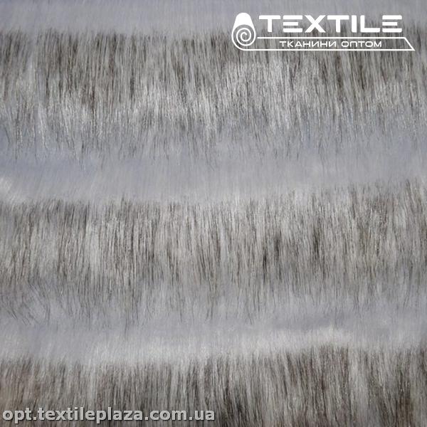 Мех песец 13053C1 жаккард, белый