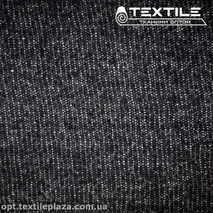 Пальтовая ткань Твид 9011C328 багира, черный