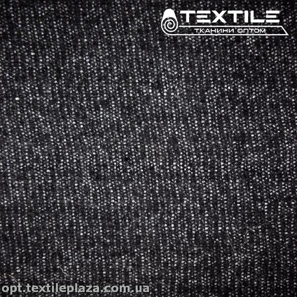 Пальтовая ткань Твид 9011C328 багира, черный