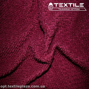 Пальтовая ткань Букле 1601C189 темно-розовый