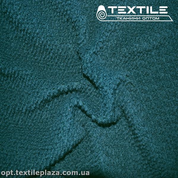 Пальтовая ткань Букле 1601C508 морская волна