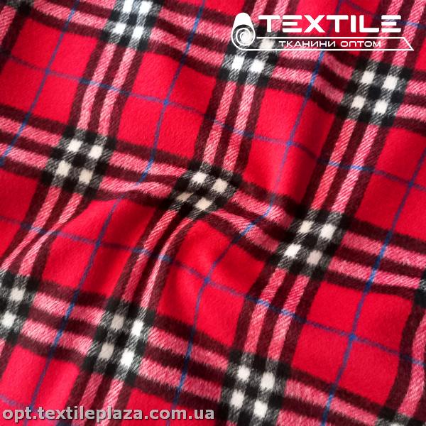 Пальтовая ткань Клетка 1902D1C3 красный