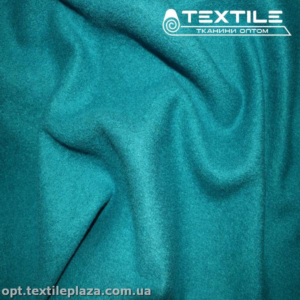Пальтовая ткань Шерсть 1604C45 морская волна