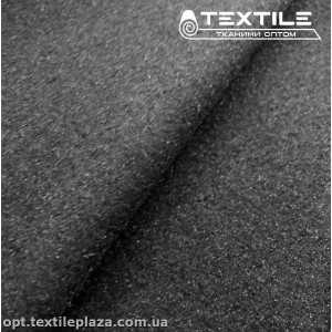 Пальтовая ткань Кашемир 9047C1 люрекс черный