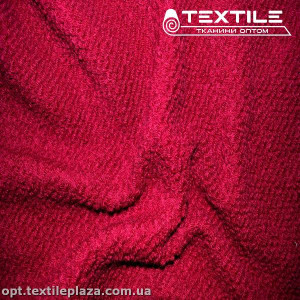 Пальтовая ткань Букле 1601C520 фуксия