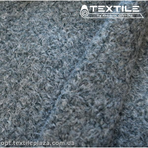 Пальтовая ткань однотонная 12858C1 серо-голубой