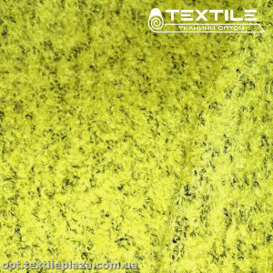 Пальтовая ткань Шерсть 2794C52 меланж, ярко-зеленый