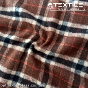 Пальтовая ткань Клетка 2011D1C3 коричневый