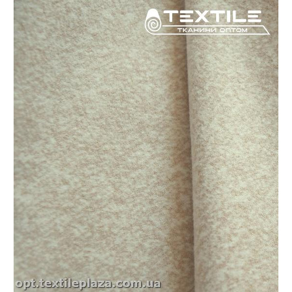 Пальтовая ткань однотонная 3989C1 светло-бежевый