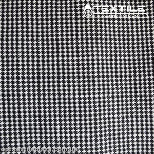 Пальтовая ткань Клетка 2401D1C1 гусиная лапка, черно-белый