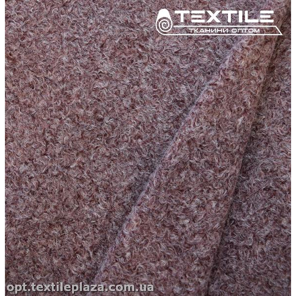 Пальтовая ткань однотонная 12858C2 бордовый