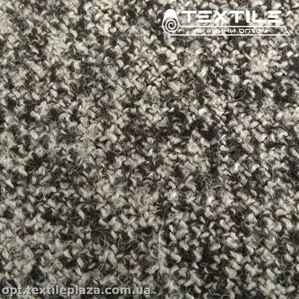 Пальтовая ткань Шерсть 96607C3 черно-белый