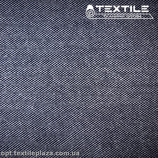 Пальтовая ткань Твид 1225C12 черно-синий