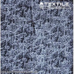 Пальтовая ткань Шерсть 10209D1C3 узор, сине-голубой