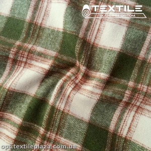 Пальтовая ткань Клетка 9503D1C2 оливковый