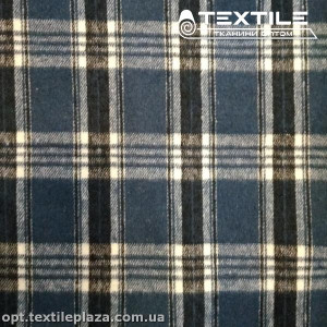 Пальтовая ткань Клетка 8817D1C4 сизый
