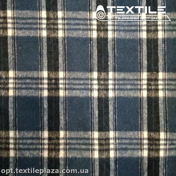 Пальтовая ткань Клетка 8817D1C4 сизый