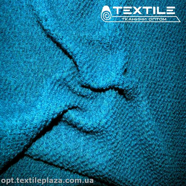 Пальтовая ткань Букле 1601C523 бирюзовый