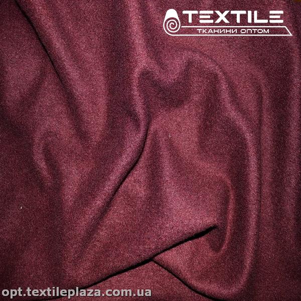 Пальтовая ткань Шерсть 1604C89 бордовый