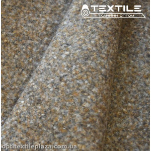 Пальтовая ткань однотонная 3983C4 горчично-серый